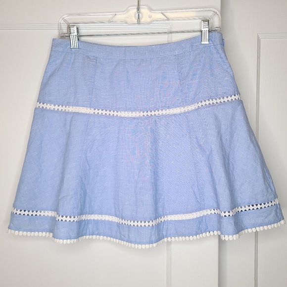 White House Black Market Skirts White House Black Market Chambray Soft Skirt Blue Poshmark